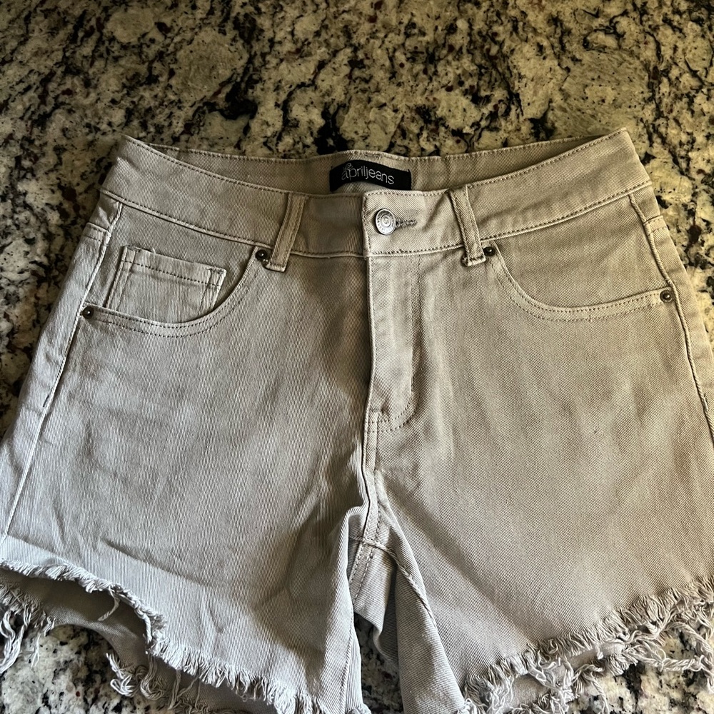 **4 for $20!** Women's Gray Denim Shorts